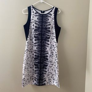 Women’s Black & White Sleeveless Dress